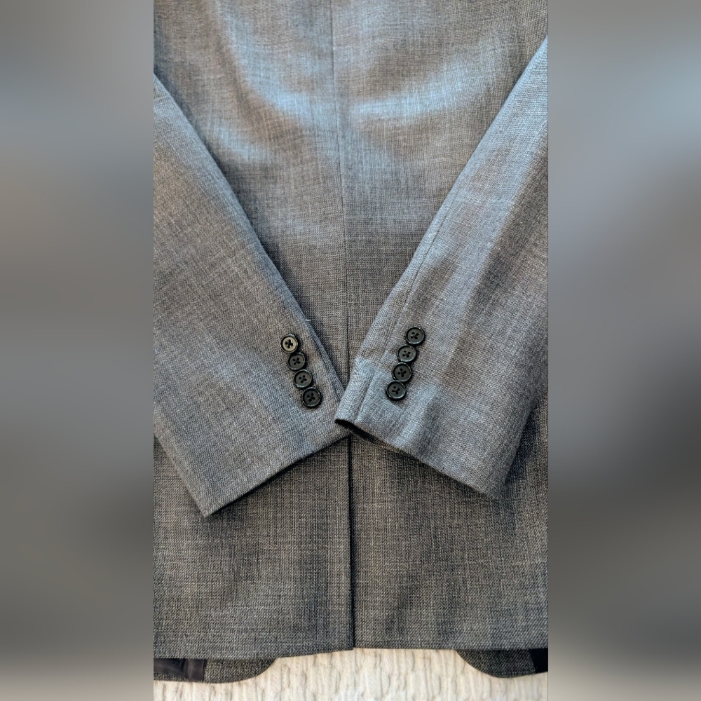 Ralph Lauren 100% Wool Blazer Mens Jacket Sport Coat Gray Fully Lined Sz 38S - Picture 13 of 13